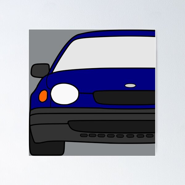 Item preview, Toyota Corolla E110 frog corolla blue designed and sold by EdimDesign.