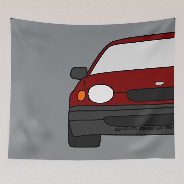 Item preview, Toyota Corolla E110 frog corolla wine red designed and sold by EdimDesign.