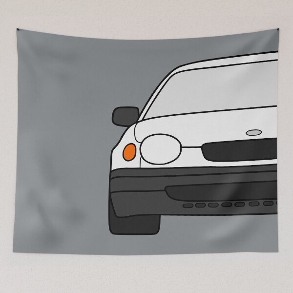 Aperçu de l'œuvre Toyota Corolla E110 grenouille corolle blanche créée et vendue par EdimDesign.