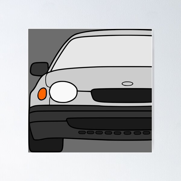 Item preview, Toyota Corolla E110 frog corolla silver designed and sold by EdimDesign.