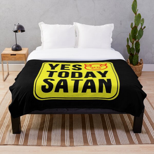 Aperçu de l'œuvre Oui, aujourd'hui, Satan créée et vendue par MarkMySign.
