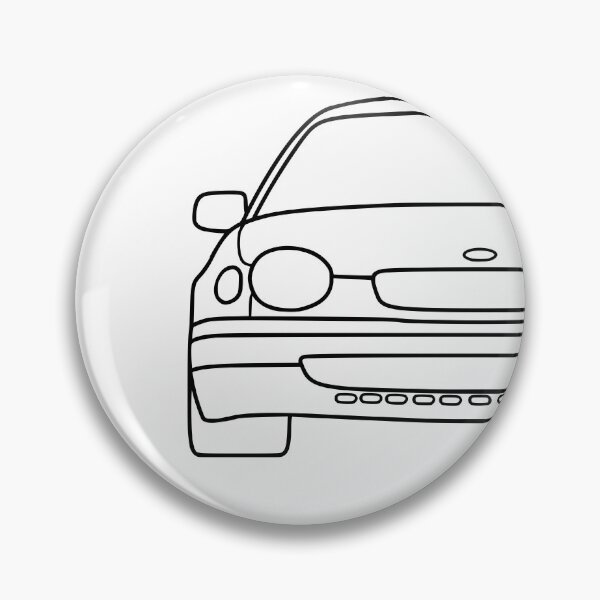 Item preview, Toyota Corolla E110 frog corolla black lined art designed and sold by EdimDesign.