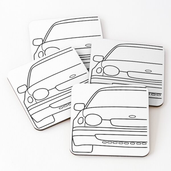 Item preview, Toyota Corolla E110 frog corolla black lined art designed and sold by EdimDesign.