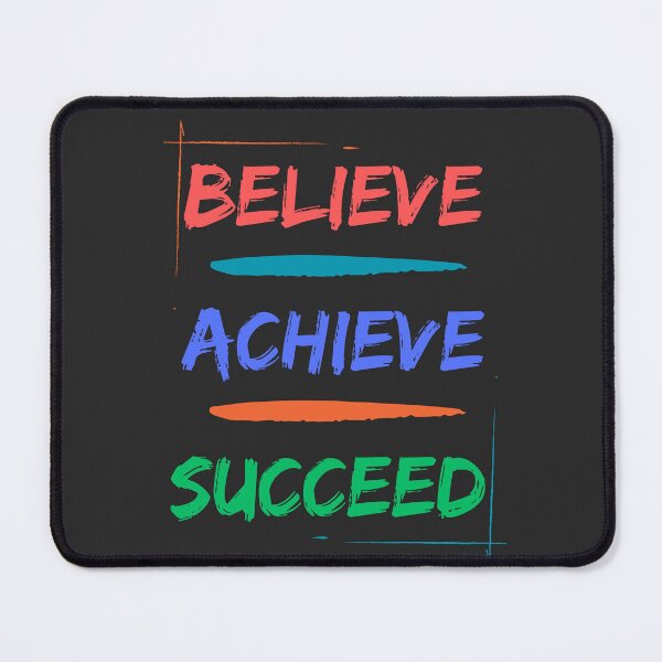 Item preview, Believe, achieve, succeed | Motivational quote designed and sold by DrMerlin.