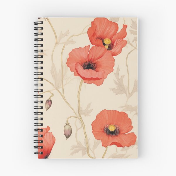 Item preview, Poppy Tile 10: Crimson Whispers in a Field of Silk, Black-Eyed Beauties in Sun-Kissed Tissue Paper. designed and sold by TheBrainArt.