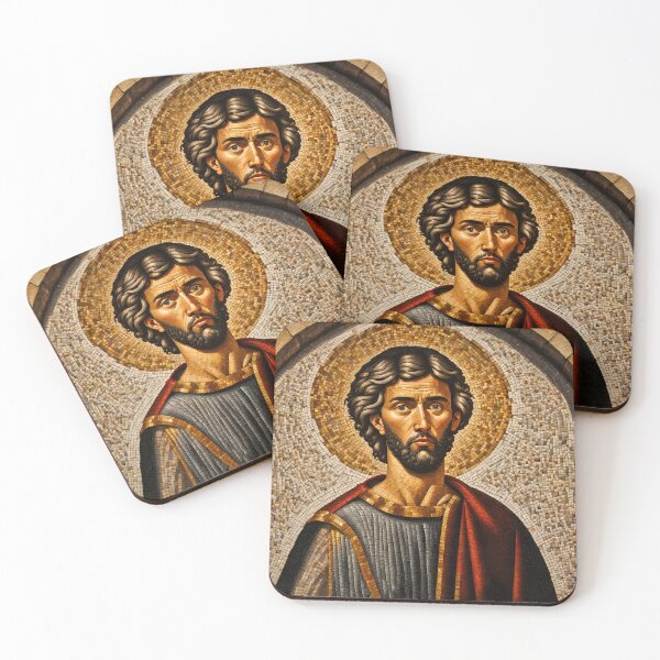 Item preview, Divine Radiance: Byzantine Mosaic of Saintly Serenity designed and sold by PixelCatalyst.