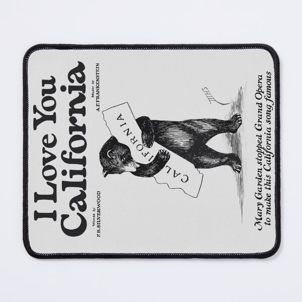 Item preview, 'I Love You, California' Music Vintage Cover Art designed and sold by EmeraldeaArt.