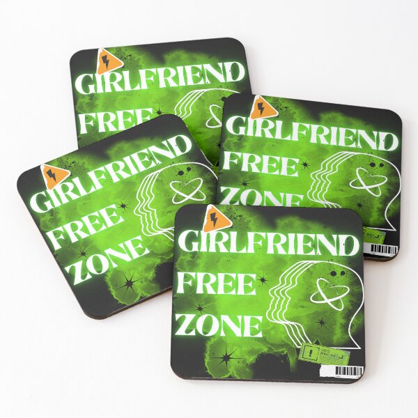 Item preview, Girlfriend Free Zone Anti Love Streetwear  designed and sold by CyberArtistOne.