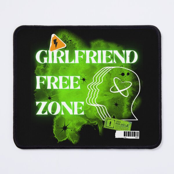 Item preview, Girlfriend Free Zone Anti Love Streetwear  designed and sold by CyberArtistOne.