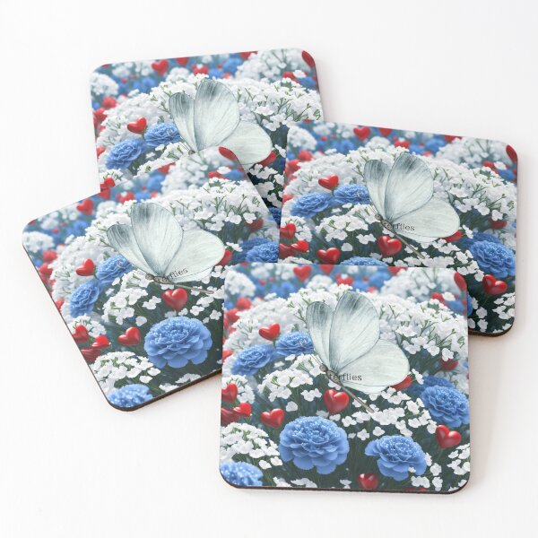Item preview, Hearts Flowers Butterfly designed and sold by SLDB.