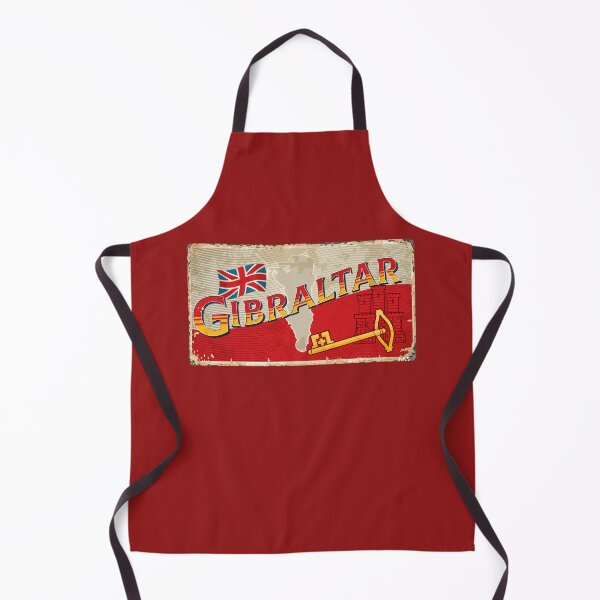 Item preview, GIBRALTAR UK country sticker t-shirt 01 designed and sold by LocationInks.