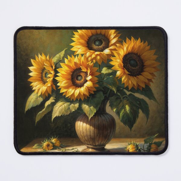 Item preview, Radiant Sunflower Vase designed and sold by machinesdream.