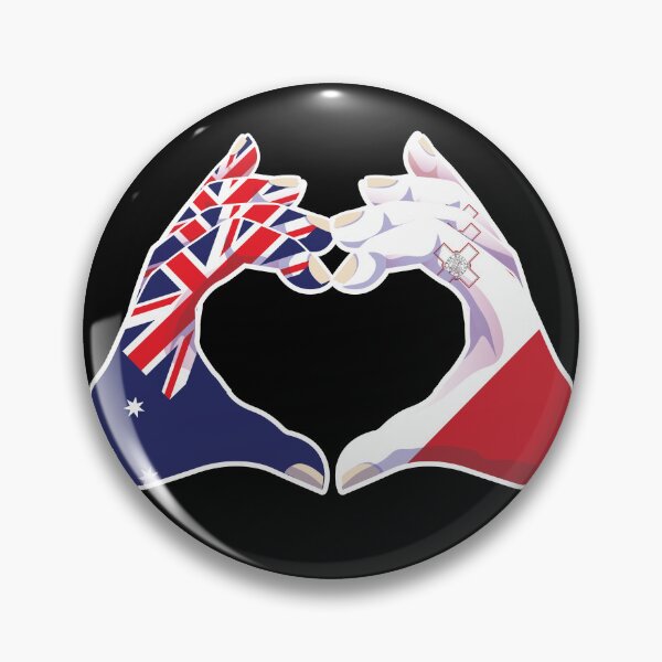 Item preview, Malta Maltese Australian Australia Love Heart Peace designed and sold by FlagX.
