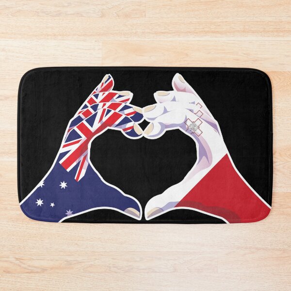 Item preview, Malta Maltese Australian Australia Love Heart Peace designed and sold by FlagX.