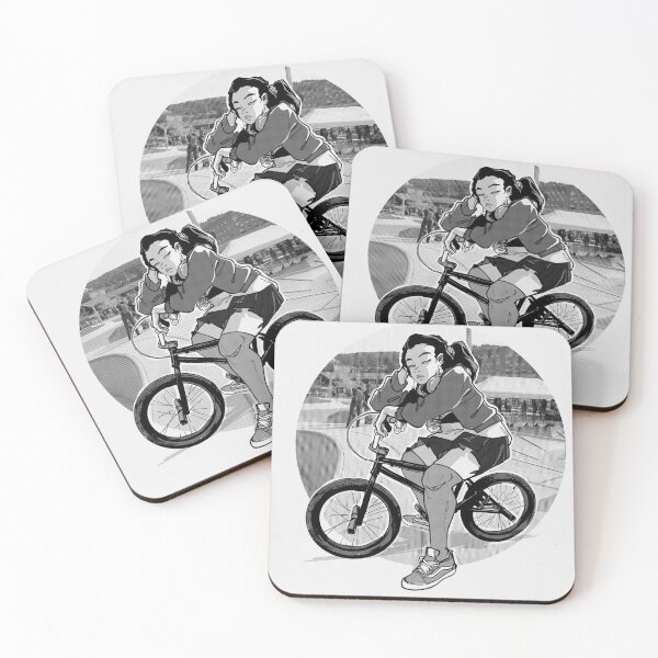 Item preview, Girl on a bike, skatepark designed and sold by vlepkaaday.
