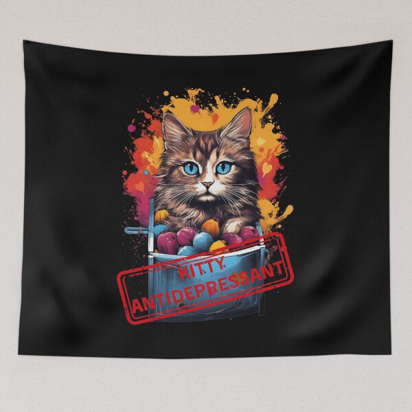 Item preview, Kitty Antidepressant designed and sold by MG-MagicGallery.