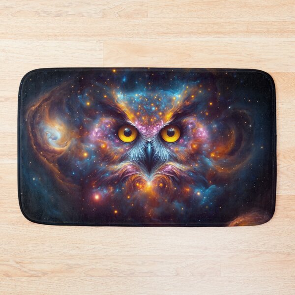 Item preview, Cosmic owl portrait designed and sold by AnnArtshock.
