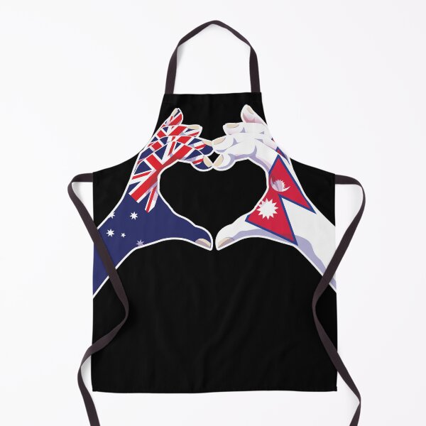 Item preview, Nepalese Nepal Australian Australia Love Heart Peace designed and sold by FlagX.