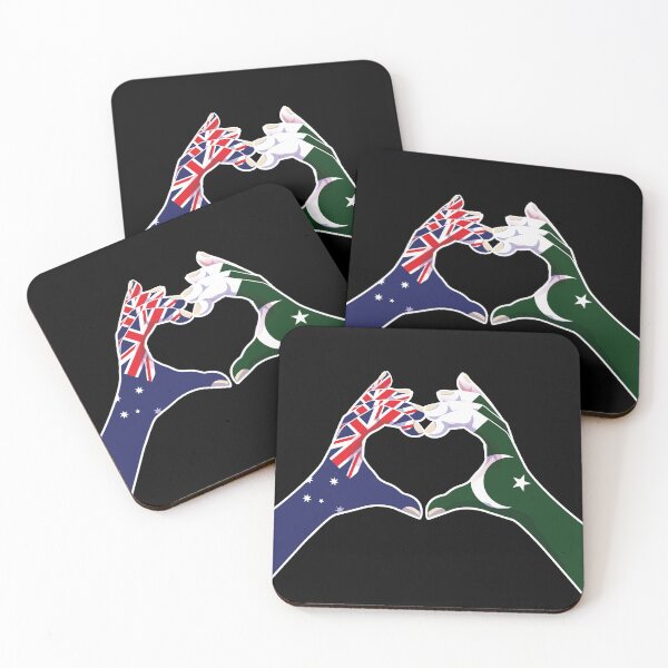 Item preview, Pakistan Pakistani Australian Australia Love Heart Peace designed and sold by FlagX.