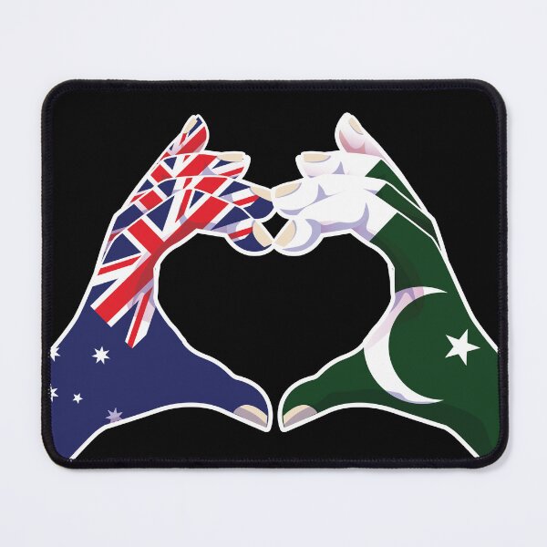 Item preview, Pakistan Pakistani Australian Australia Love Heart Peace designed and sold by FlagX.