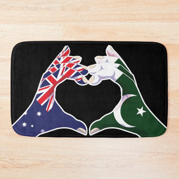 Item preview, Pakistan Pakistani Australian Australia Love Heart Peace designed and sold by FlagX.