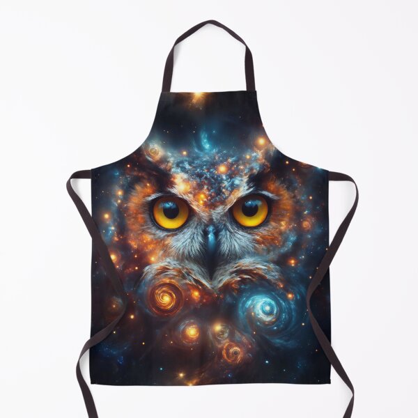 Item preview, Owl head in space designed and sold by AnnArtshock.