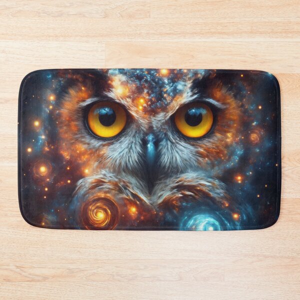 Item preview,  Owl head in space designed and sold by AnnArtshock.