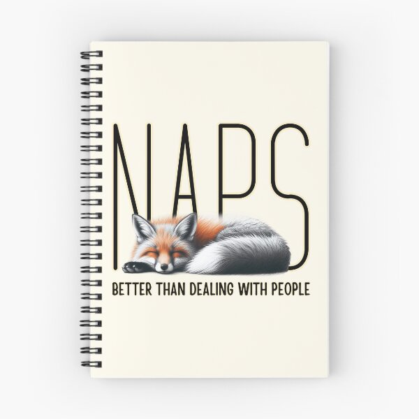 Item preview, Naps Better Than People Fox Illustration designed and sold by RuyaFab.
