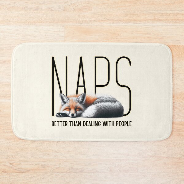 Item preview, Naps Better Than People Fox Illustration designed and sold by RuyaFab.
