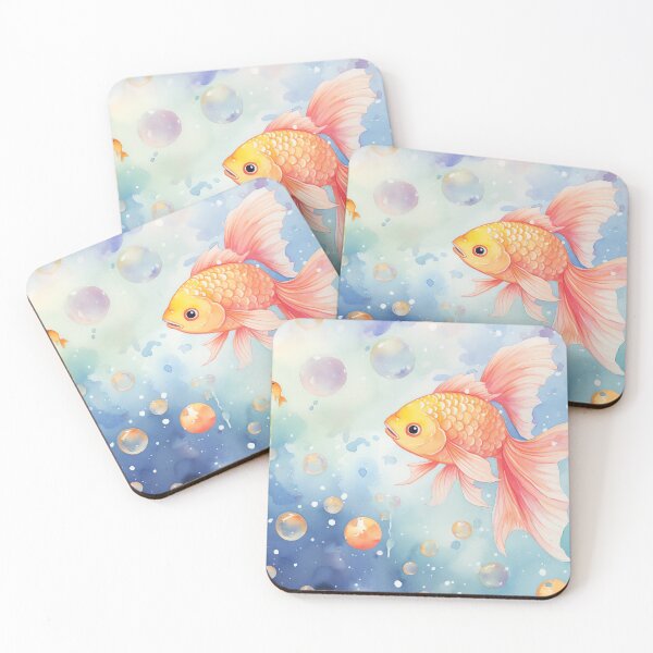 Item preview, Whimsical Fish Ballet designed and sold by cute-animals99.