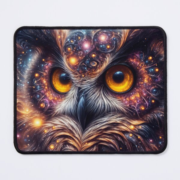 Item preview, Cosmic owl head designed and sold by AnnArtshock.