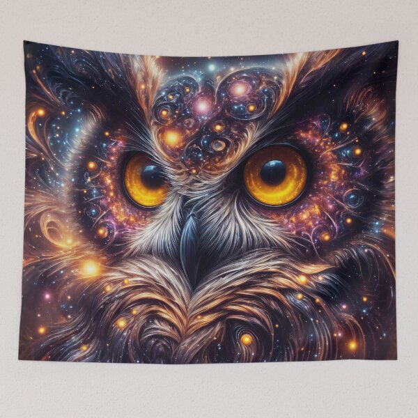 Item preview, Cosmic owl head designed and sold by AnnArtshock.