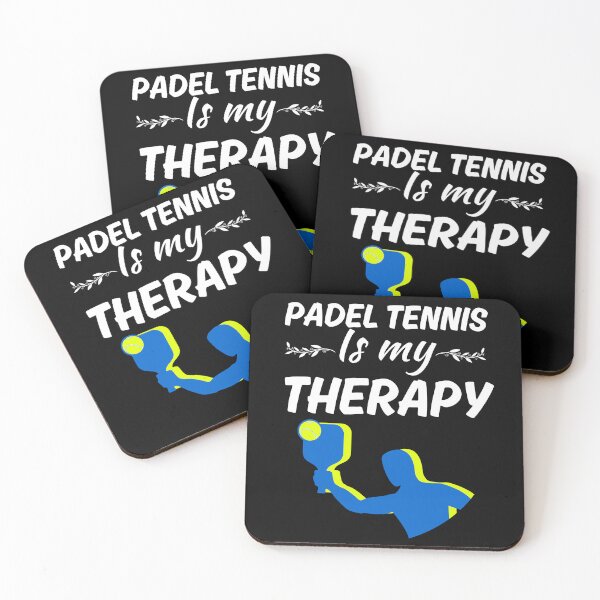 Item preview, Padel tennis is my therapy, funny padel or paddle tennis club fan lover player designed and sold by NBSStore.