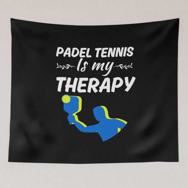 Item preview, Padel tennis is my therapy, funny padel or paddle tennis club fan lover player designed and sold by NBSStore.