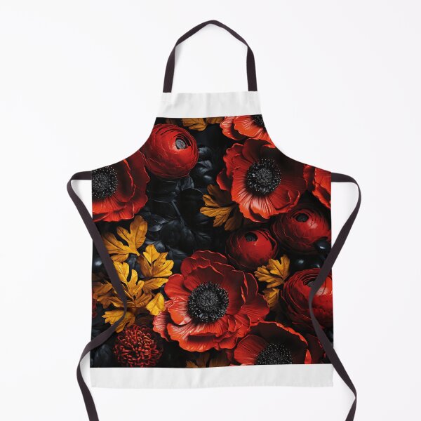 Item preview, Poppy Tile 18: Crimson Whispers in a Field of Silk, Black-Eyed Beauties in Sun-Kissed Tissue Paper. designed and sold by TheBrainArt.