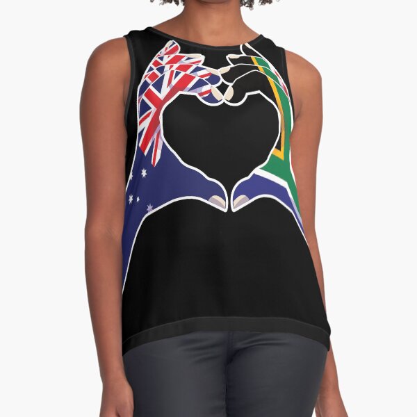 Item preview, South Africa South African Australian Australia Love Heart Peace designed and sold by FlagX.