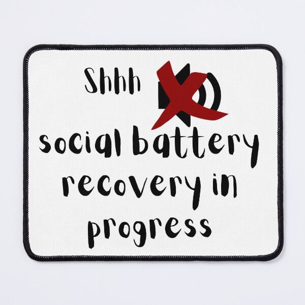 Item preview, Social Battery Recovery designed and sold by tranquil-haven.