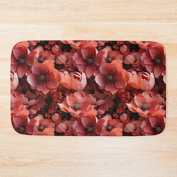 Item preview, Poppy Tile 19: Crimson Whispers in a Field of Silk, Black-Eyed Beauties in Sun-Kissed Tissue Paper. designed and sold by TheBrainArt.