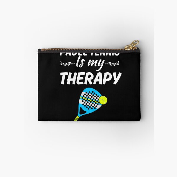 Item preview, Padel tennis is my therapy, funny padel or paddle tennis club fan lover player designed and sold by NBSStore.