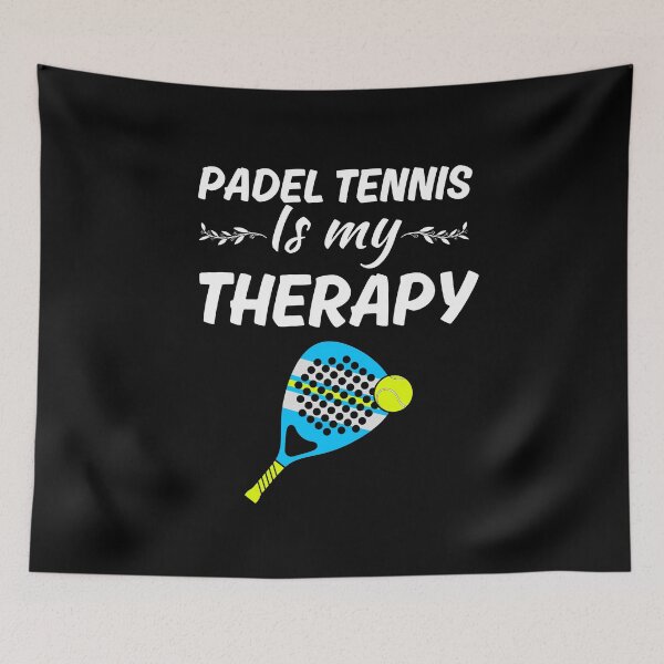 Item preview, Padel tennis is my therapy, funny padel or paddle tennis club fan lover player designed and sold by NBSStore.