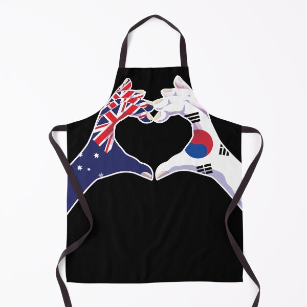 Item preview, South Korean South Korea Australian Australia Love Heart Peace designed and sold by FlagX.