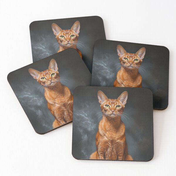 Item preview, Abyssinian cat portrait designed and sold by PetsArt.
