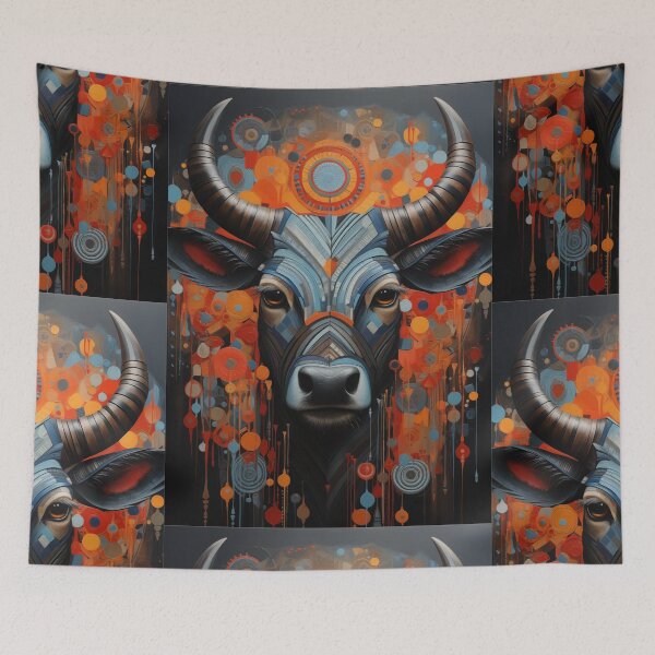 Item preview, African buffalo designed and sold by Rockwpapart.