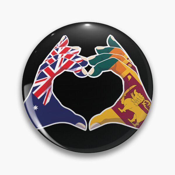 Item preview, Sri Lanka Sri Lankan Australian Australia Love Heart Peace designed and sold by FlagX.
