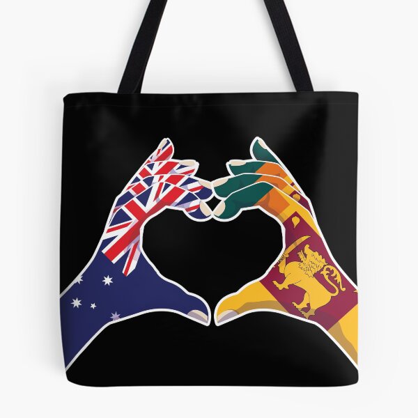 Item preview, Sri Lanka Sri Lankan Australian Australia Love Heart Peace designed and sold by FlagX.
