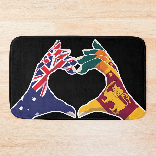 Item preview, Sri Lanka Sri Lankan Australian Australia Love Heart Peace designed and sold by FlagX.