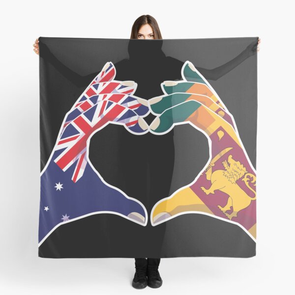 Item preview, Sri Lanka Sri Lankan Australian Australia Love Heart Peace designed and sold by FlagX.
