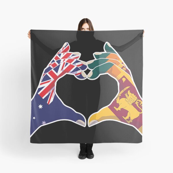 Item preview, Sri Lanka Sri Lankan Australian Australia Love Heart Peace designed and sold by FlagX.