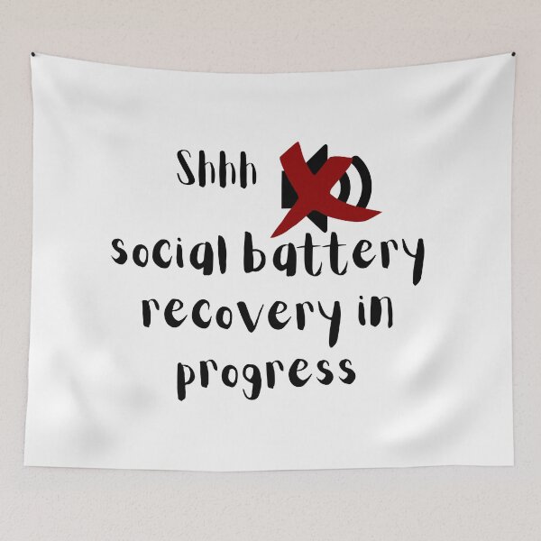 Item preview, Social Battery Recovery designed and sold by tranquil-haven.