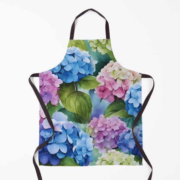 Aperçu de l'œuvre Hydrangea Hues - Art floral aquarelle enchanteur créée et vendue par colorvisionart.